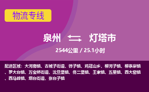 泉州到灯塔市物流公司-从泉州至灯塔市货运专线-杭州亚运会加油