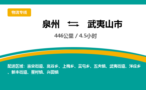 泉州到武夷山市物流公司-泉州至武夷山市专线-高品质为您的生意保驾护航-让你安心、省心、放心